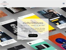Tablet Screenshot of esofticsolutions.com